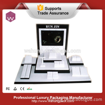 white color tabletop jewelry display kiosk (WH-0399)
